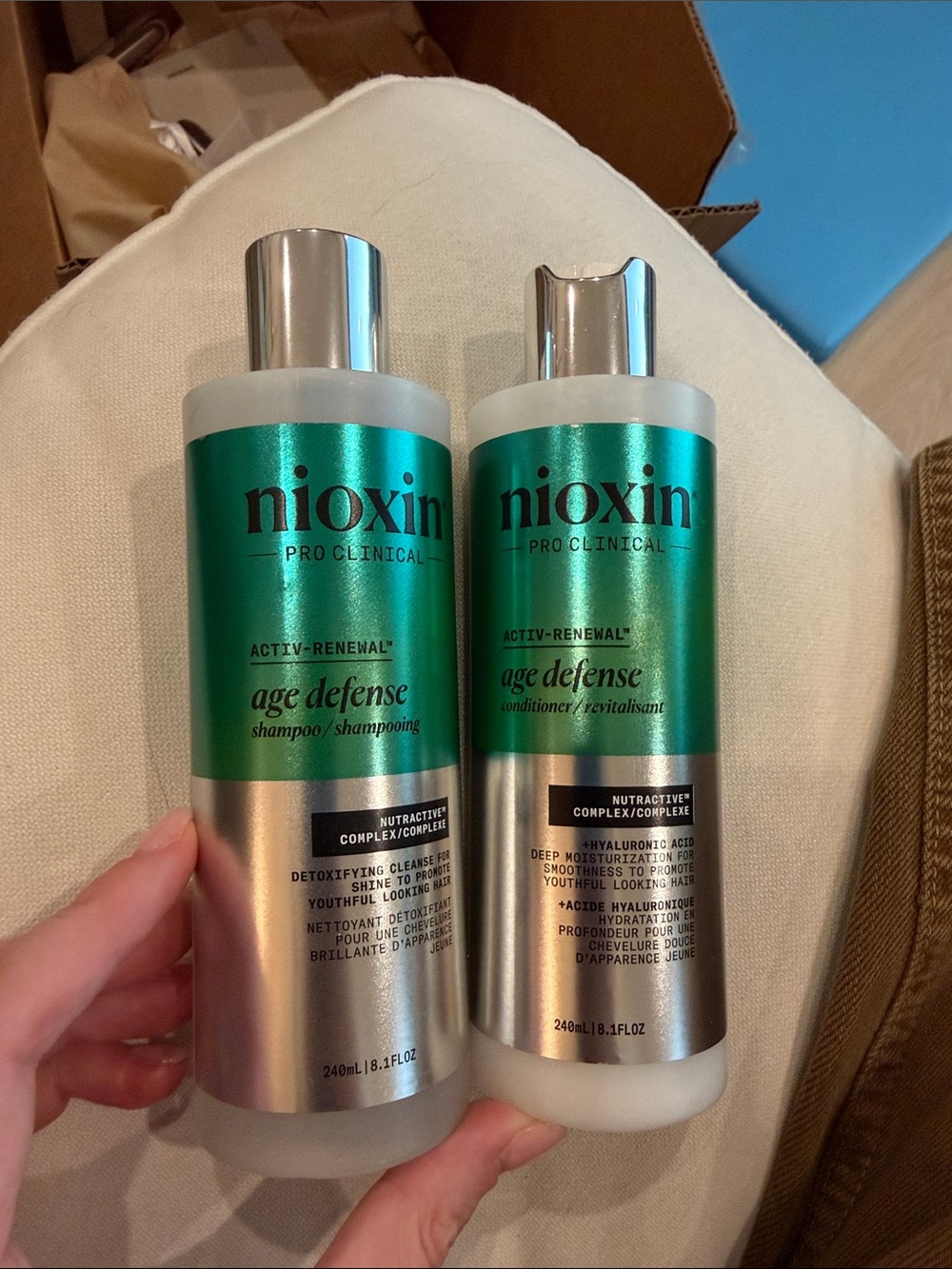Nioxin Age Defense Shampoo and Conditioner